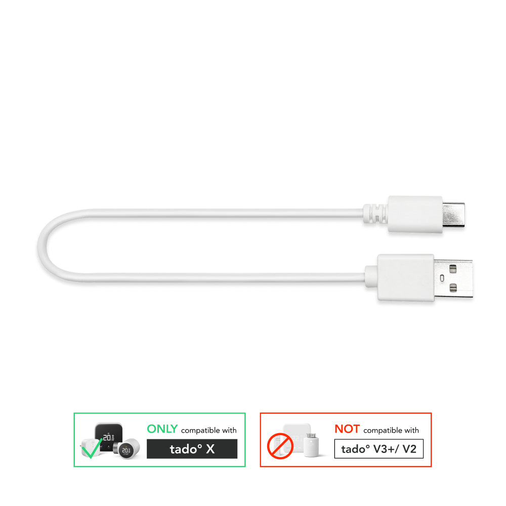 USB-C Kabel für Smartes Heizkörper-Thermostat X